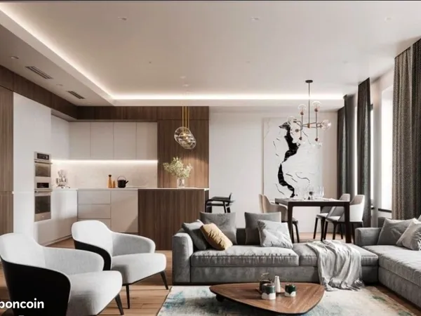 2 Appartements type 3/4 + studio bon standing renové proche de Gap 