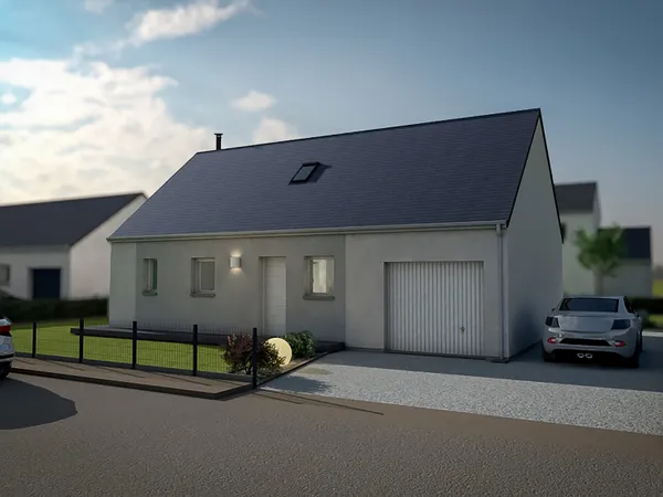 Terrain + maison 58 m² 