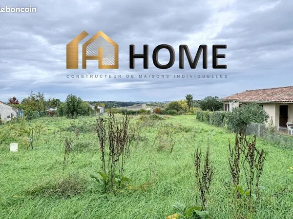 Terrain 401 m² Saint Germain Du Puch 