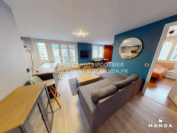 Appartement 2 pièces 44 m² 