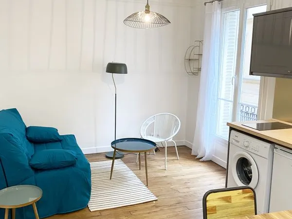 Charmant studio meublé - Paris 18e - Métro Marcadet-Poissonniers 