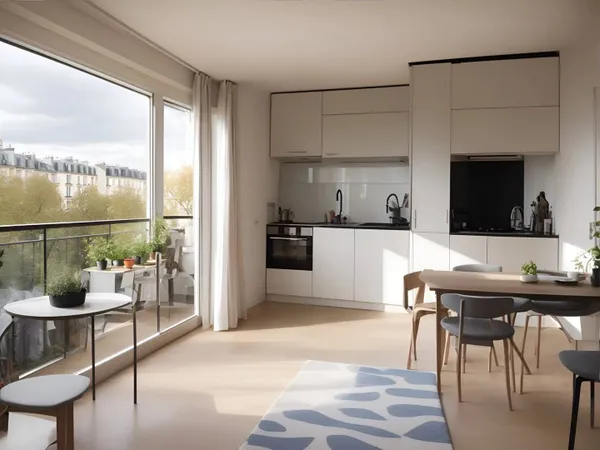 Appartement 2 pièces 43 m² 