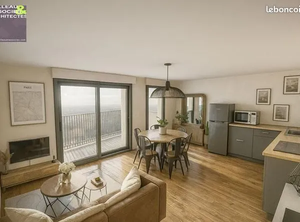 Appartement 3 pièces 63 m² 
