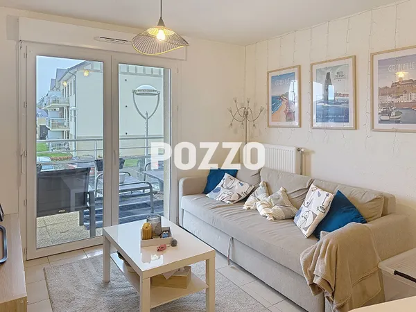 Appartement Granville 2 pièce(s) 38.20 m2 meublé de Septembre à Juin. 