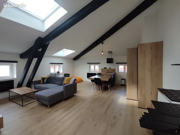 Appartement style loft à 200m de la place Stanislas 