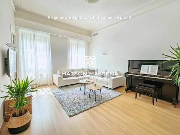 Nice City Center 6-room apartment with cellar and parking