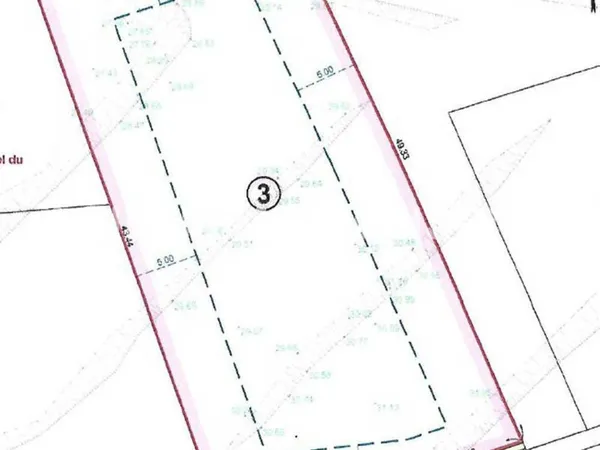 Terrain constructible 1036m2 