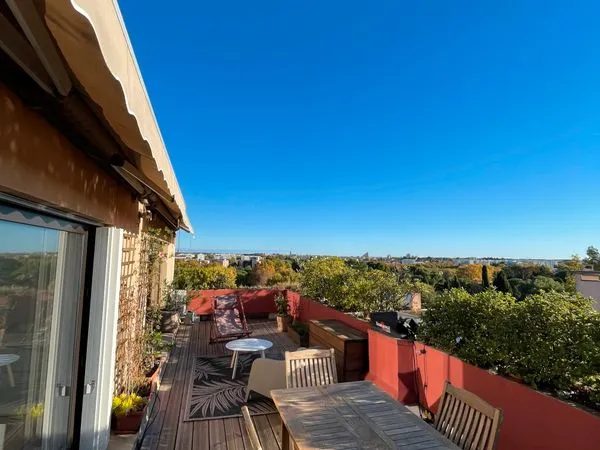Montpellier - Parc Montcalm - Appartement 4 pièces de 106,8 m² avec terrasse plein sud de 28 m², 