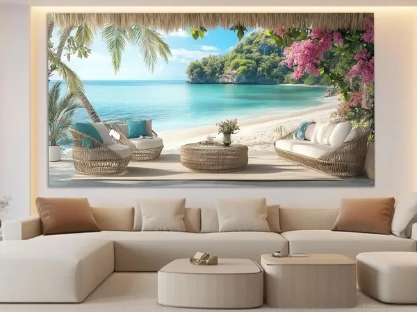 Superbe villa moderne de style balinais vue dégagée avec piscine à BAIE MAHAULT (971) 