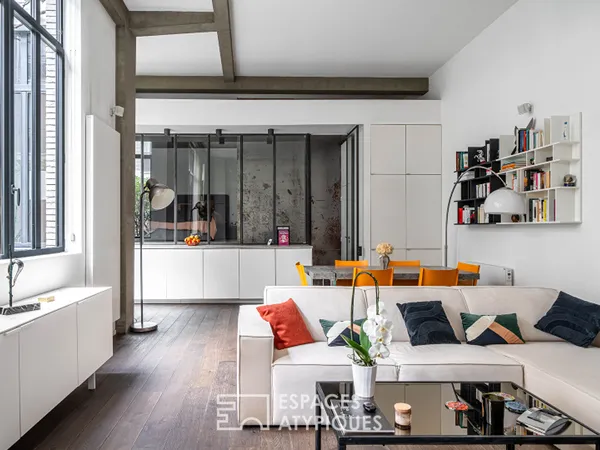 Loft avec extérieur privatif au coeur des Batignolles 
