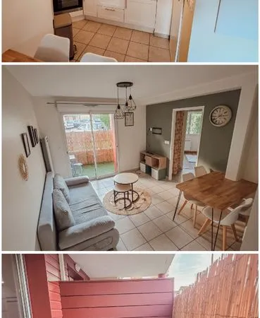 T2 meublé avec balcon et parking 