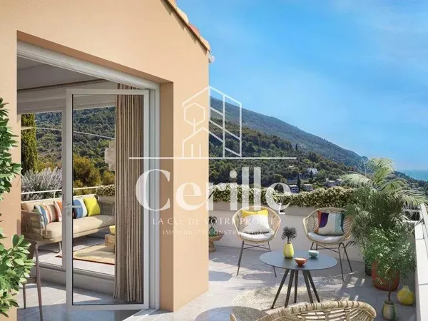 Magnifique T2 avec Jardin Privatif et Parking - Les Hauts de Menton 