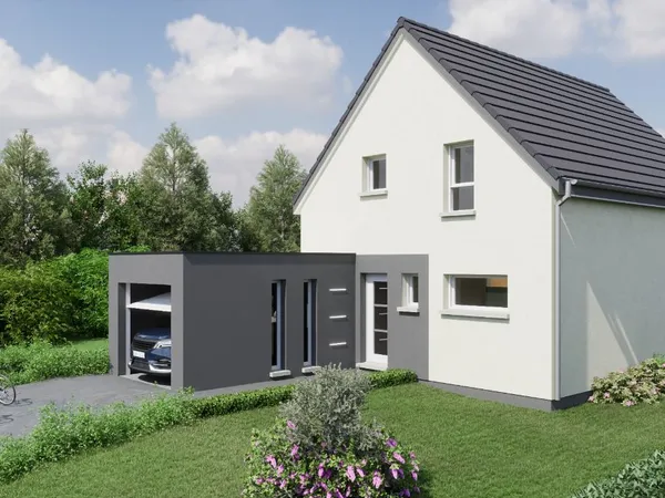 Terrain + maison 101 m² 