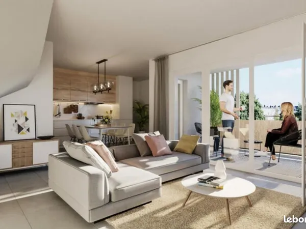 Appartement 3 pièces 59 m² 