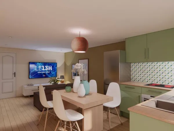 Appartement 3 pièces 49 m² 
