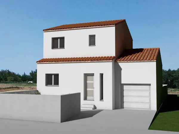 Terrain + maison 80 m² 