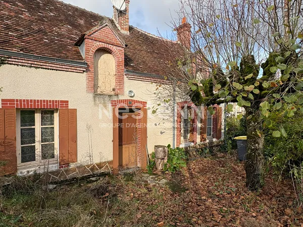 MAISON À RESTAURER AVEC JARDIN SUR LA COMMUNE DE DUN LE POELIER (36) 