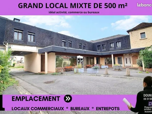 Local commercial 1 pièce 500 m² 