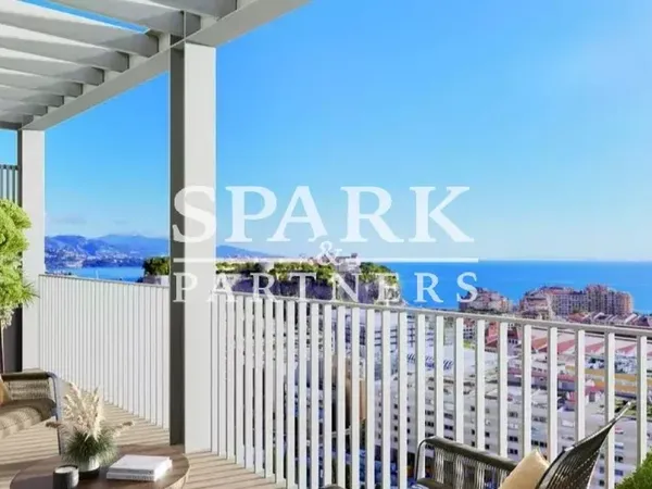 Cap d'Ail- frontière - Monaco - Appartement 2 pièces - vue mer- résidence neuve de standing 
