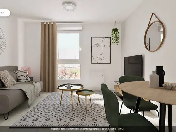 Appartement 1 pièce 23 m² 