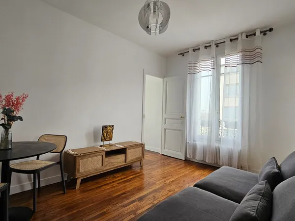 2P meublé lumineux 37m² - Asnières/Bécon - Le plus : Espace bureau 