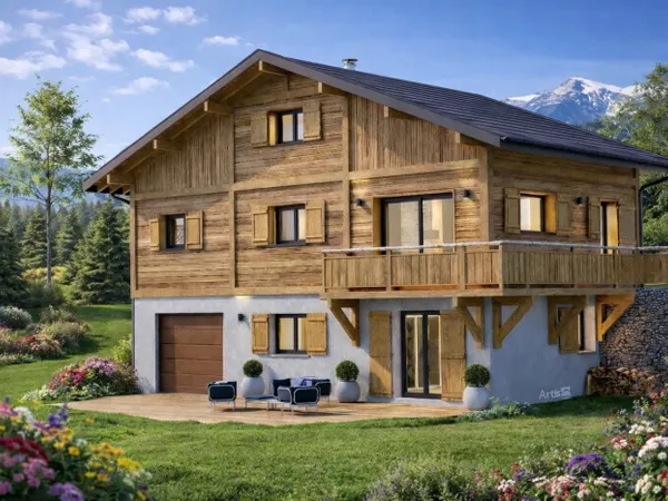 BARNES SAINT-GERVAIS - CHALET NEUF 3 CHAMBRES PROCHE TOUTES COMM 