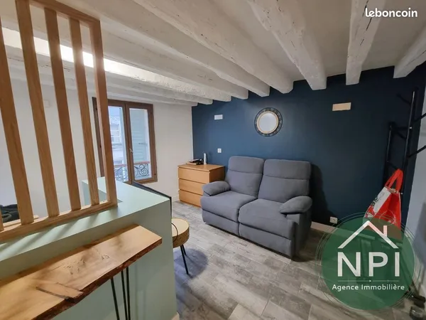 Studio 1 pièce 23 m² 