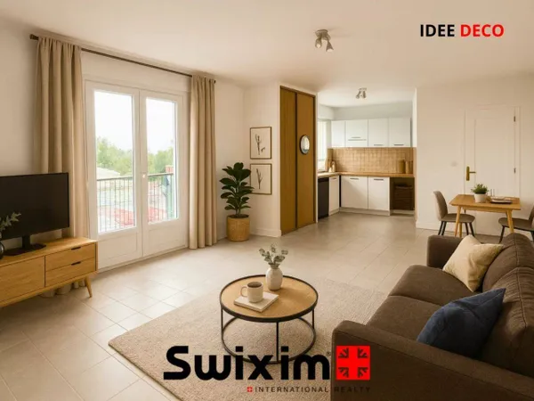 Studio 2 pièces 34 m² 