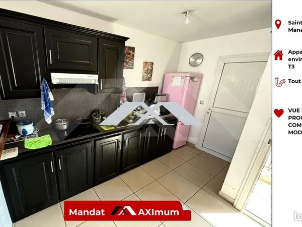 Appartement 3 pièces 55 m² 