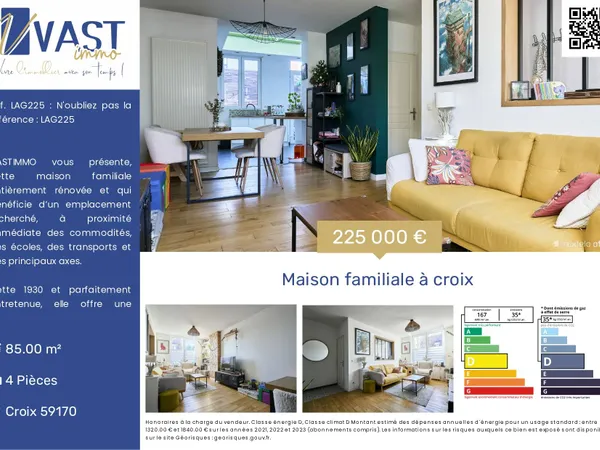 Vends maison 