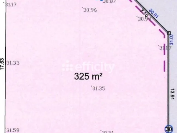 Terrain 325 m² 