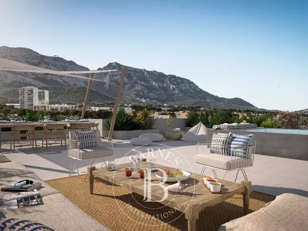 VENTE-APPARTEMENT-TOIT TERRASSE-PISCINE-VUE IMPRENABLE COLLINES 