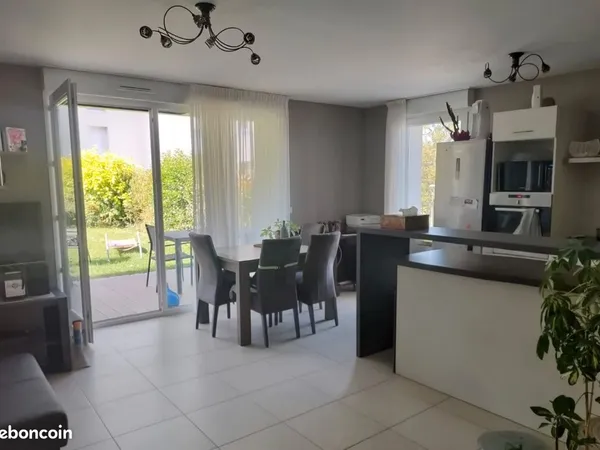 Appartement T3 61m2 rez-de-jardin 