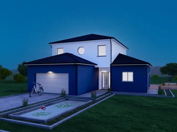 Terrain + maison 117 m² 