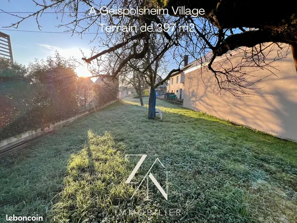 Terrain 397 m² Geispolsheim 