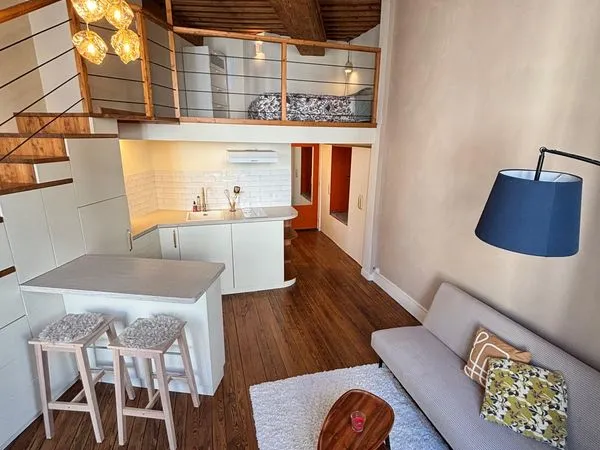 Location meublée - T1 + mezzanine - Croix-Rousse (Lyon 4e) 