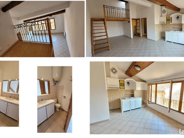T2 70m² + garage à Jouques 