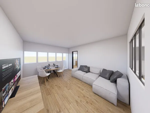 Location appartement F3 -1er étage - Dieuze - 62,5m² 