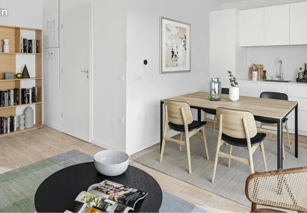 Grand T1 avec balcon et faibles charges 