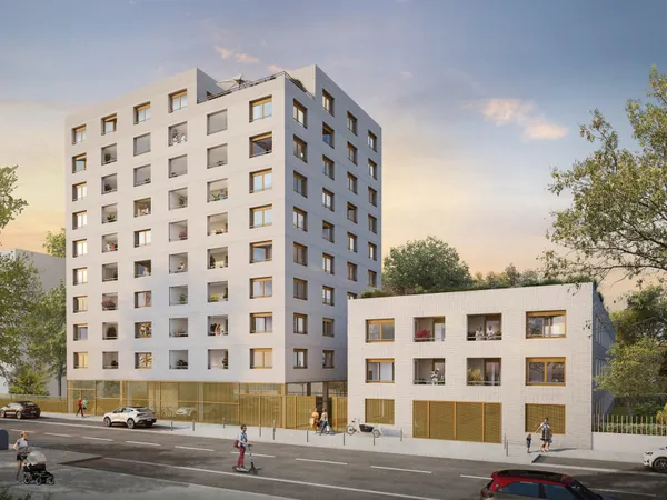Appartement T2 42m2 avec loggia - 1 Parking en sous-sol - Ré 