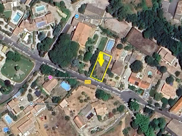 Terrain constructible 420 m² 