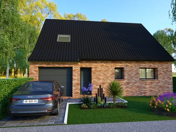 Terrain + maison 120 m² 