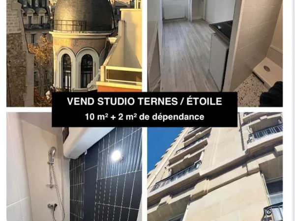 Vends studio rénové 