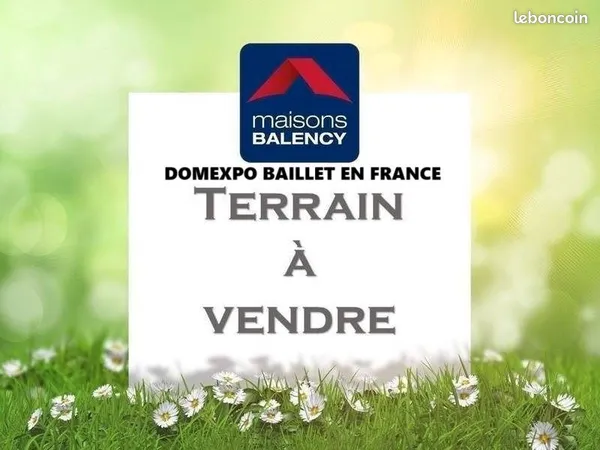 Terrain 308 m² Butry Sur Oise 