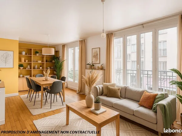 Appartement 3 pièces 70 m² 