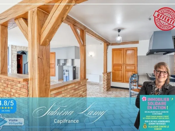 Maison à vendre 7 pièces LE MESNIL SUR OGER (51)- 159m² - Cour - Dépendance 