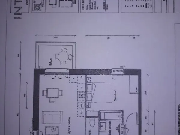 Appartement 2 pièces 41 m² 