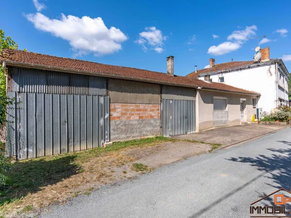 Maison de village avec garage et jardin 