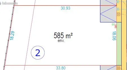 Terrain 580 m² Reims 