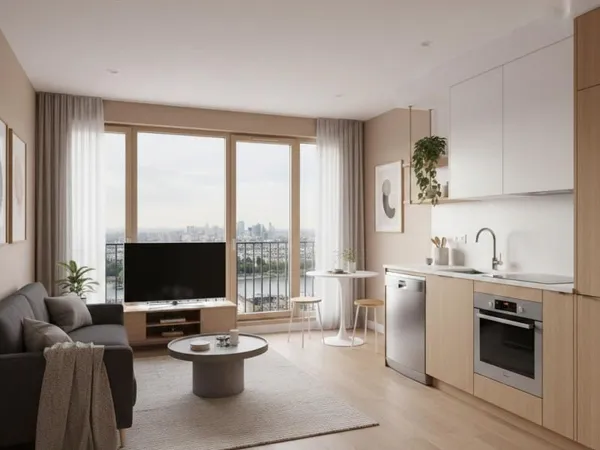 Studio 1 pièce 30 m² 